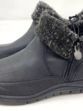 Khombu Billie Winter Ankle Boot Black Size 6